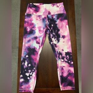 lululemon athletica Vivid Pink and Purple Leggings